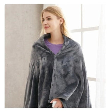 Electric Heated Plush Blanket